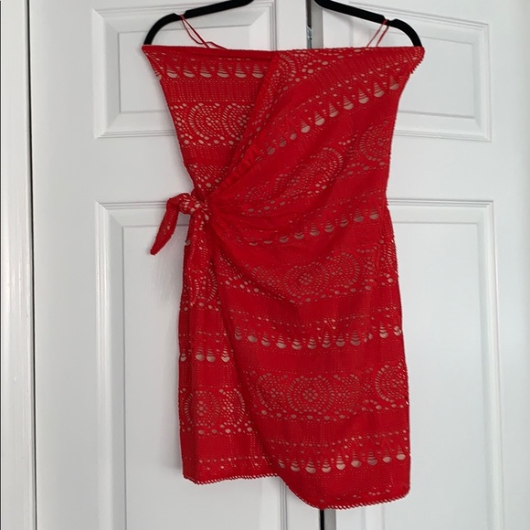 ++FREE PEOPLE++  Lace Strapless Dress - Picture 3 of 8